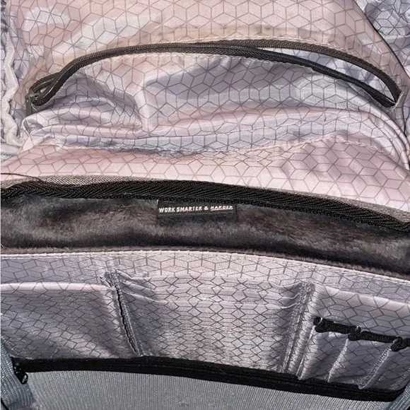 Waterproof backpack with portable charger port